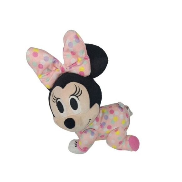 Disney Baby Minnie Mouse Musical Crawling Pal Plush By Just Play - Tested Works - Picture 3 of 5